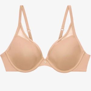 THIRDLOVE classic contour plunge bra, 34D
